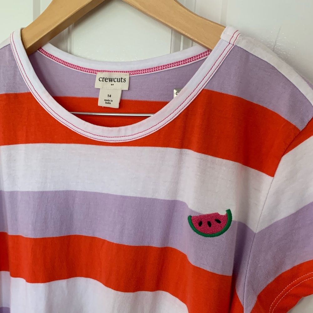 Crewcuts striped t-shirt dress, size 14